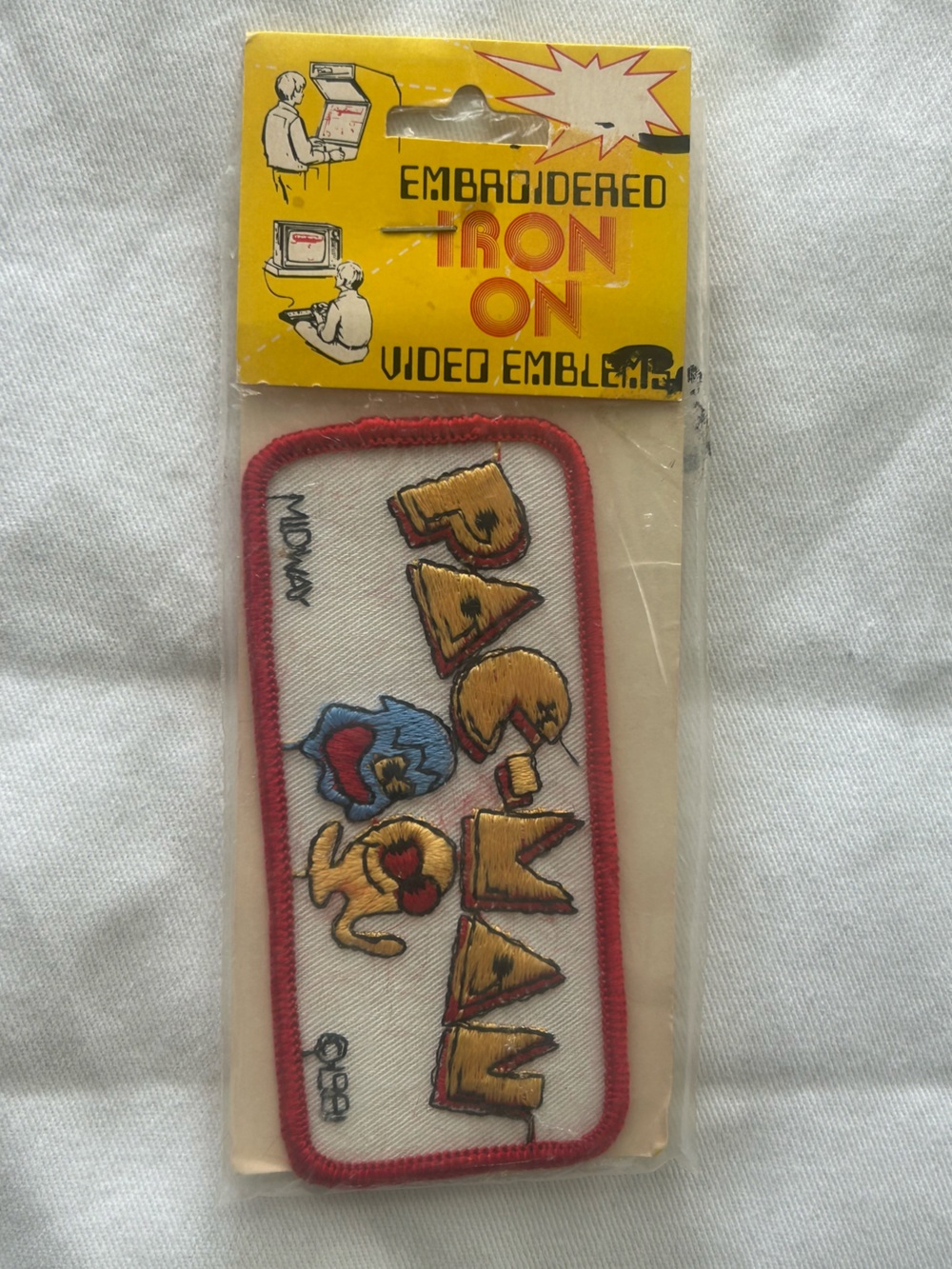 Vintage 1982 PAC-MAN Iron On Patch